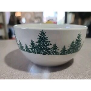 Royal Norfolk Christmas/Holiday Christmas Tree Cereal/Soup Bowl Lot Of 6